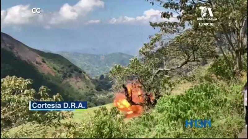 La Policía Nacional, destruyó más de una tonelada de pólvora tonelada-polvora