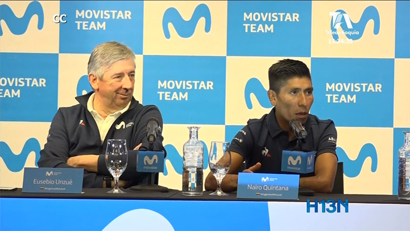Nairo Quintana de nuevo en acción en tierras antioqueñas rueda-prensa-nairo-quintana