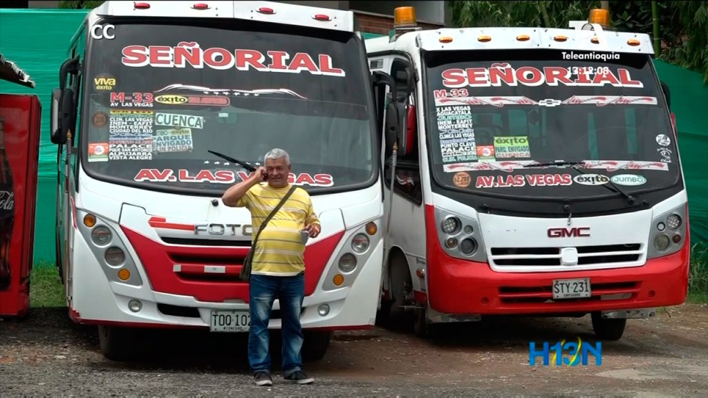 Buses de Santra Envigado no operaron esta mañana por desalojo de parquederos desalojo rutas