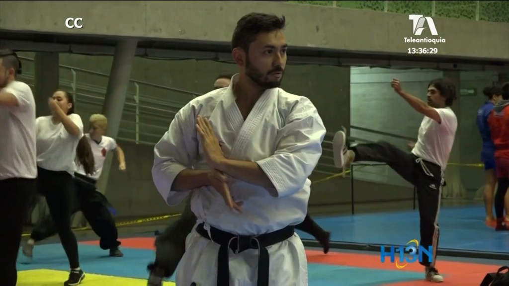 Bumangués con raíces venezolanas, uno de los mejores karatecas de Antioquia karateka revelacion