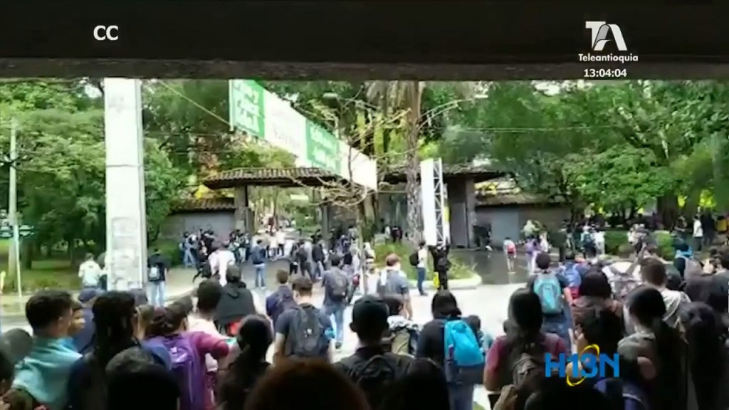 disturbios estudiantes