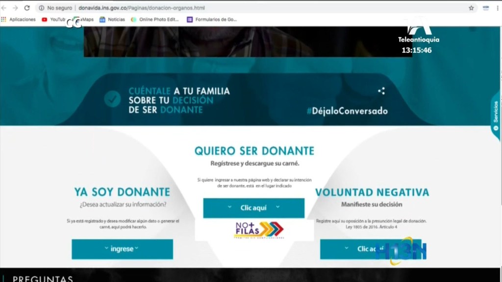 ¿Sabe qué donando un órgano puede salvar muchas vidas? donaciones