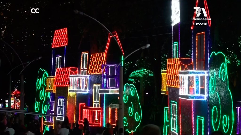 Medellín vuelve a brillar por sus alumbrados navideños navidad