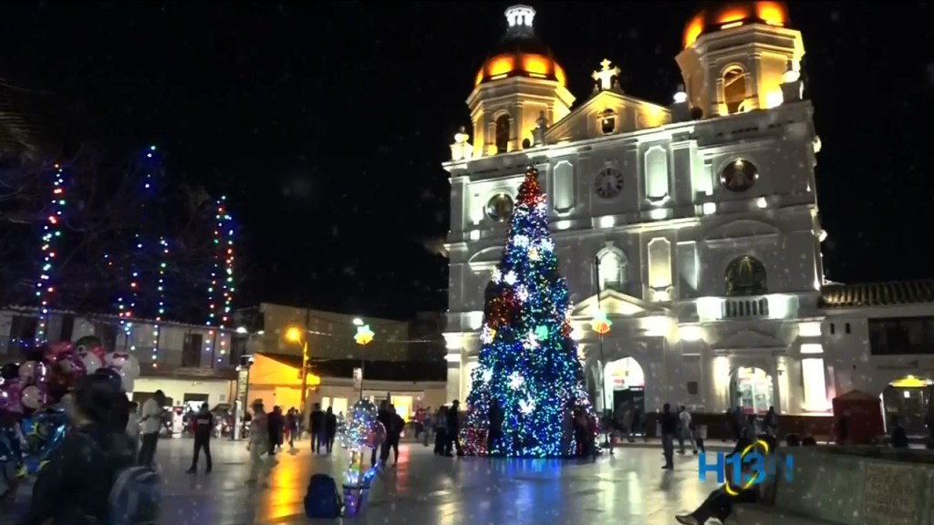 La luz se tomó los parques de Rionegro navidad rionegro