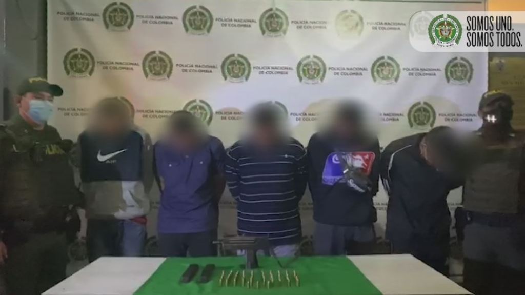 Capturados cinco presuntos integrantes de La Agonía en El Socorro polimetro