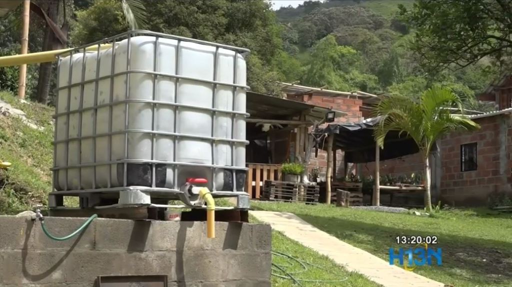 Llegó el agua potable a La María, vereda de Itagüí itagui_agua