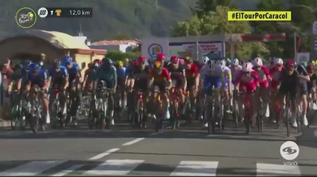 Muchos nervios y caídas en el inicio del Tour de Francia tour_de_francia