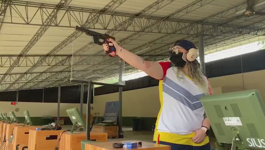 Antioqueña espera obtener marcas para Tokio 2021 con el Tiro Deportivo tiro_deportivo