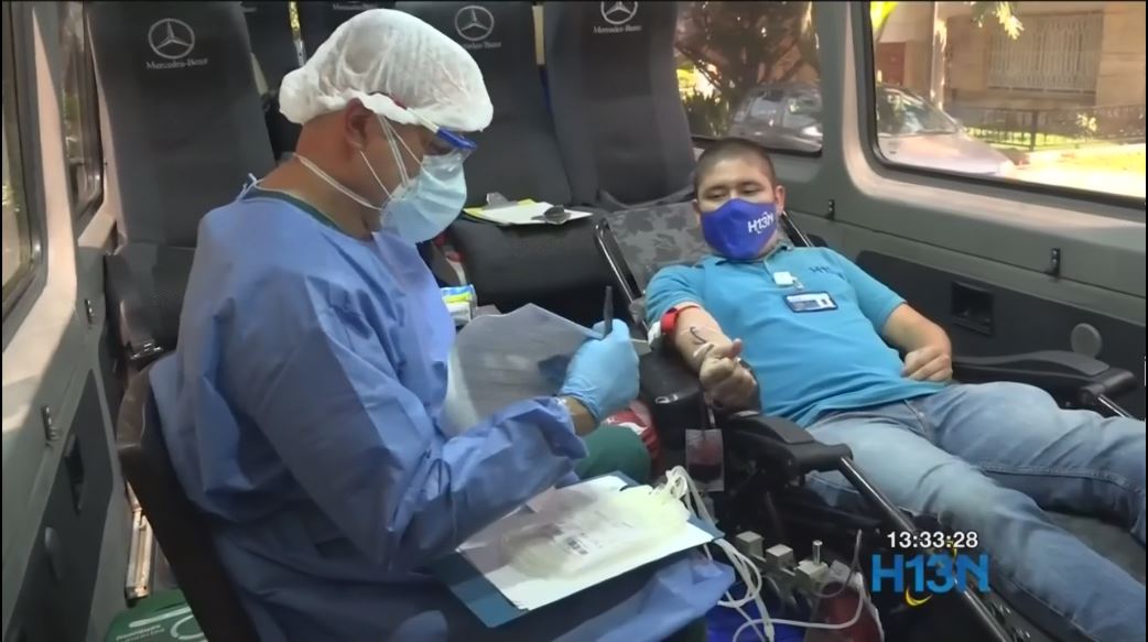 Hora 13 Noticias se suma a campaña de donación de sangre donacion