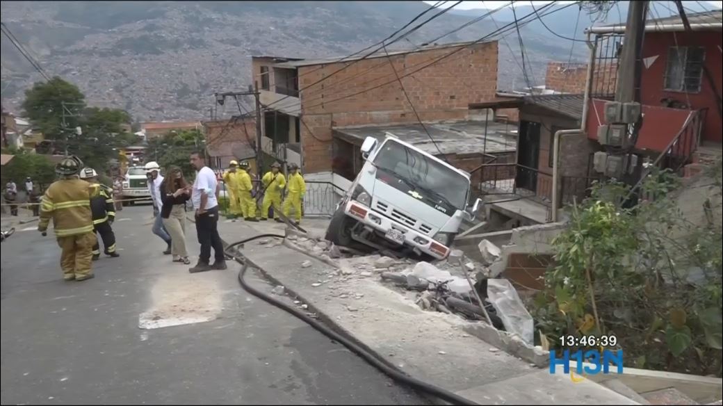 Constantes accidente en el barrio París preocupa a sus habitantes accidente camion