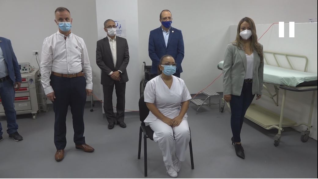 Aplican la primera vacuna contra el covid-19 en Itagüí itagui