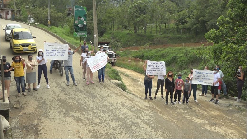 Reclamos en Belén Aguas Frías por alto flujo de volquetas aguas frias