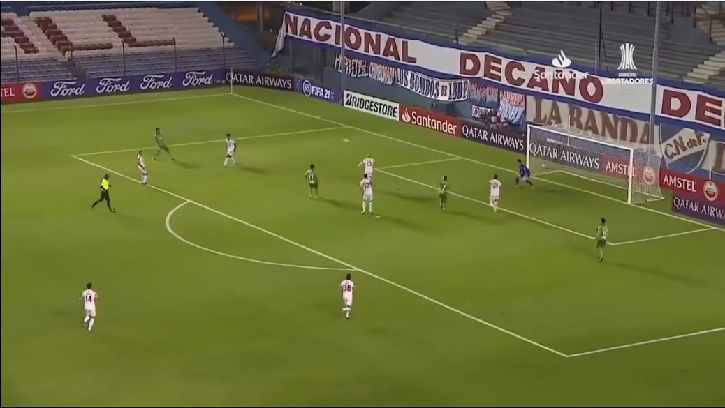 Atlético Nacional empató en Montevideo y salvó un punto luego de estar 4-2 abajo en el marcador nacional 6