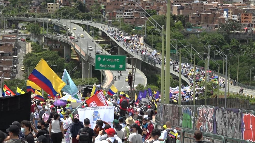 Balance positivo en marcha del 12 de mayo en Medellín balance paro 2
