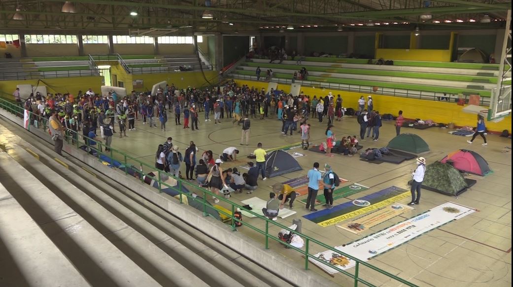 Por lo menos 500 deportistas no cuentan escenario por alojamiento de la minga indígena escenarios1