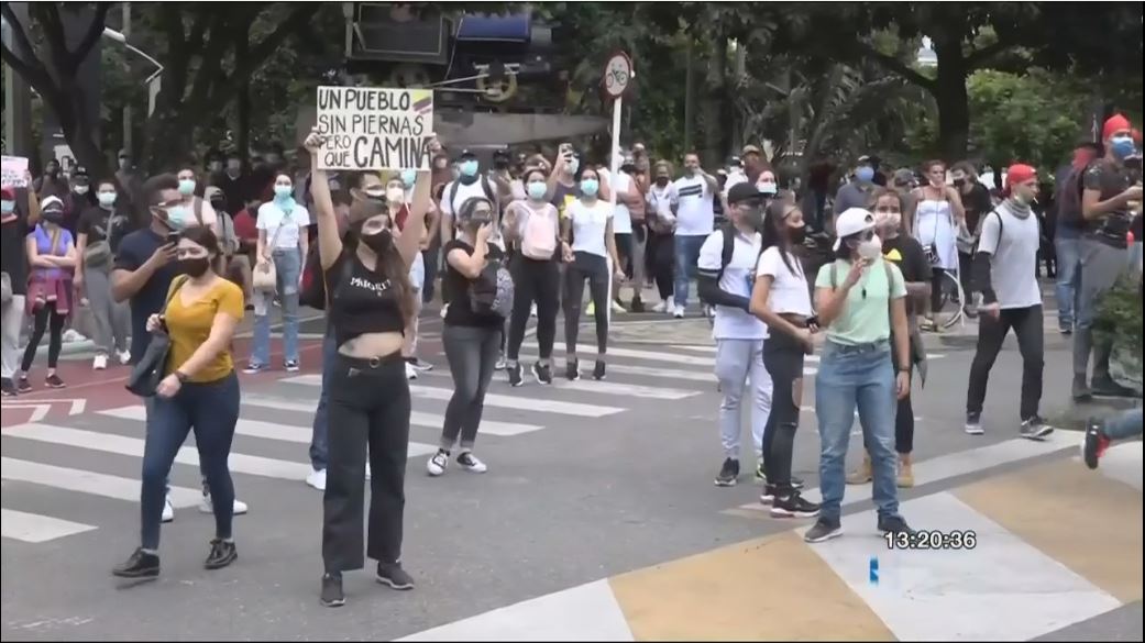 reunion paro protesta