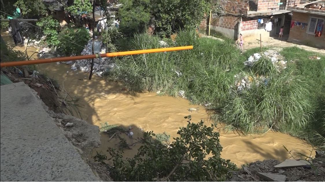 Quebrada La García pone en riesgo los hogares de algunos ciudadanos LA GARCIA