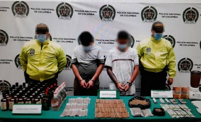 Siete personas capturadas por narcotráfico en el Valle de Aburrá NARCOTRAFICO