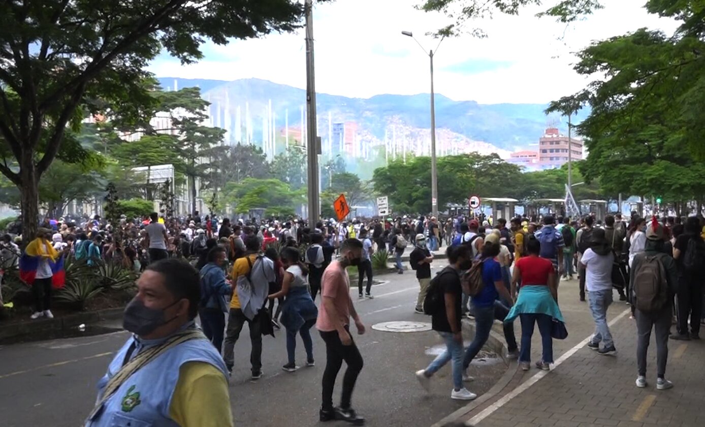 paro nacional protestas medellin