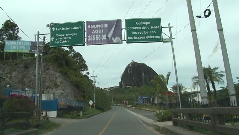El Peñol pide revaluar trazado de vía Marinilla-Guatapé via guatape