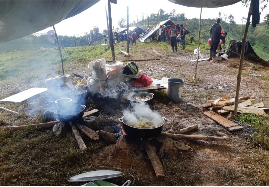 Una semana de protestas de cocaleros en Anorí anori protesta