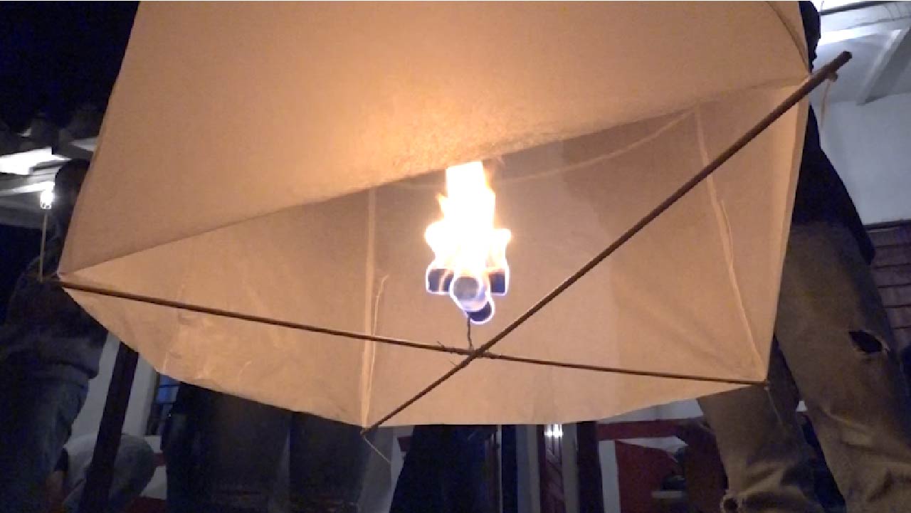 Globos de mecha tendrán vigilancia para evitar incendios Globos