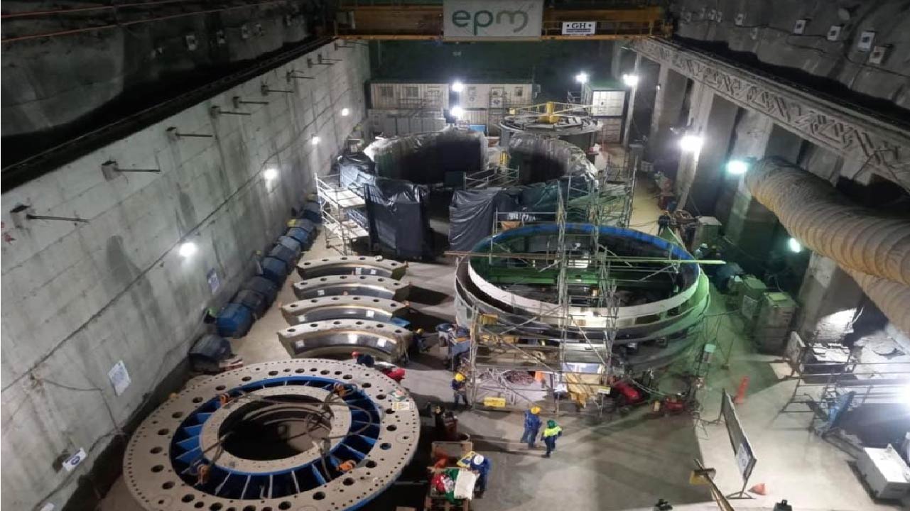 Comenzó montaje de estator en Hidroituango estator antioquia