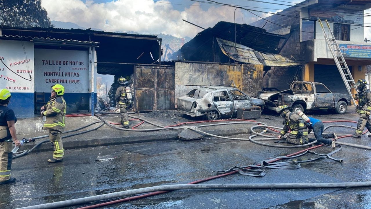 Incendio y afectaciones