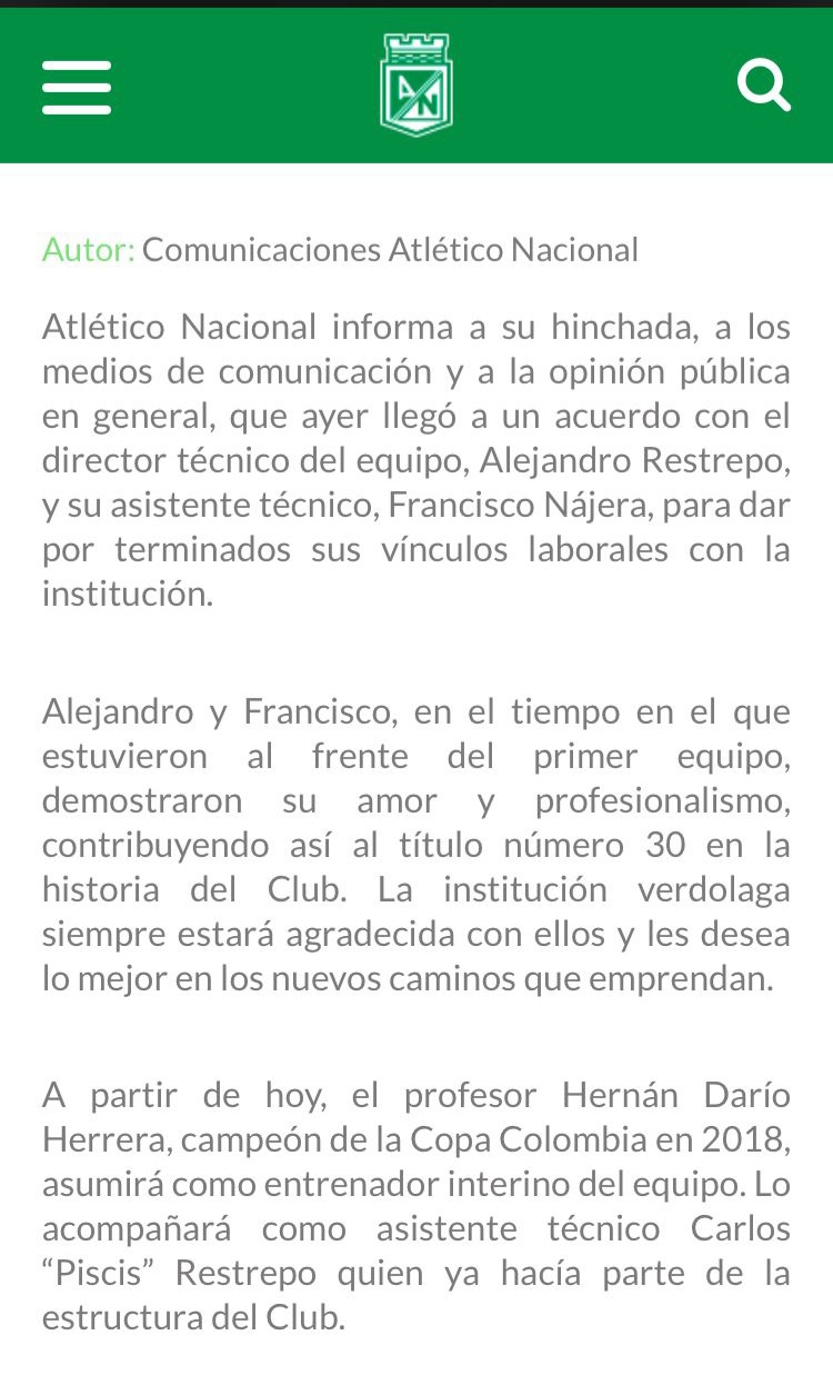 comunicado