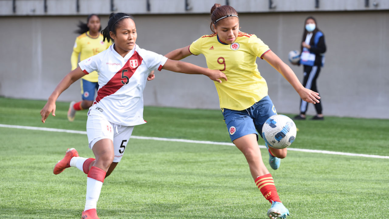 Selección Colombia Femenina goleó a Perú Colombia