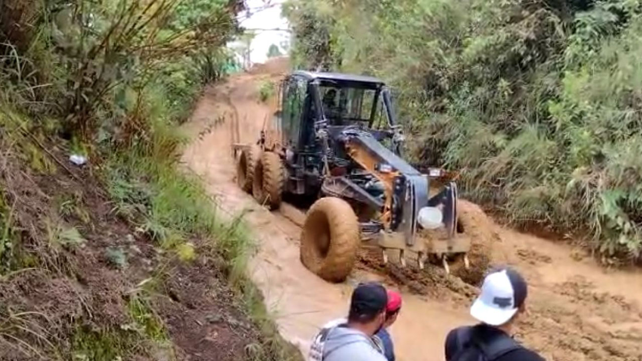 Por temporada invernal, preocupa el mal estado de la vía hacia Caicedo Caicedo