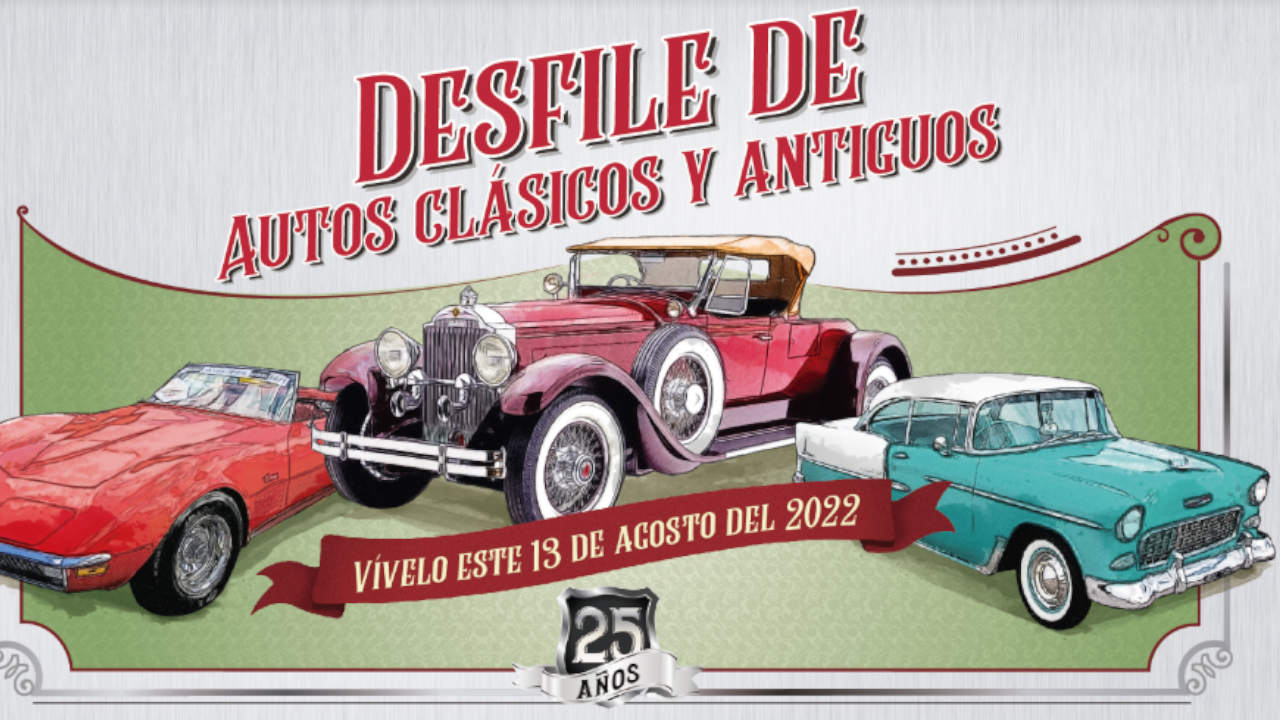 Desfile de Autos Clásicos y Antiguos