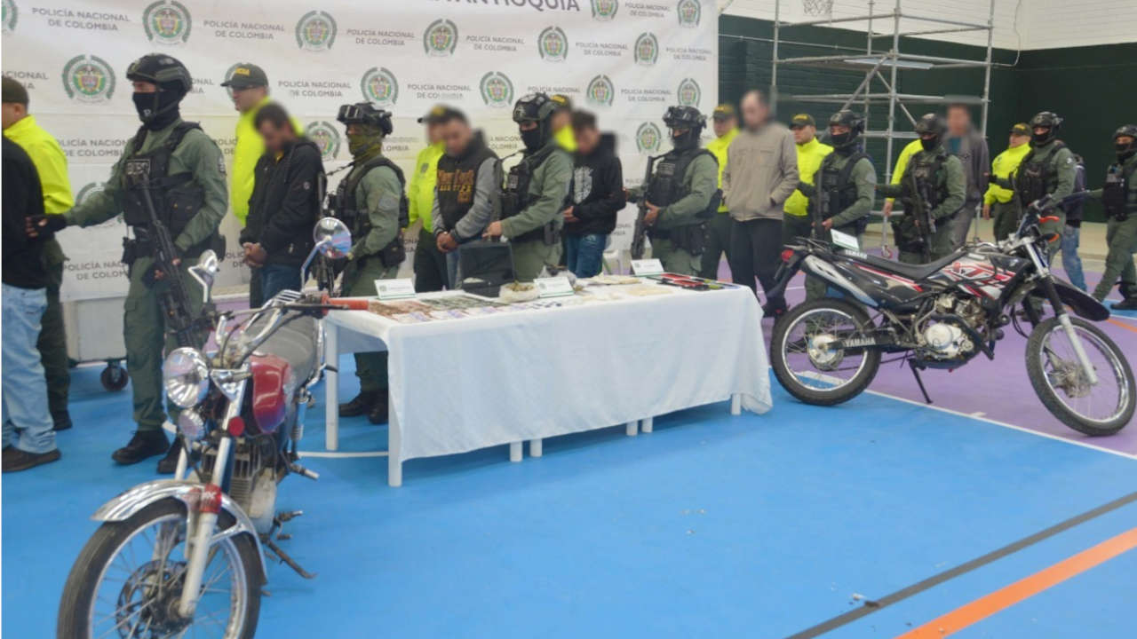 27 capturados en operativos en Sonsón, San Pedro de los Milagros y Urrao operativos