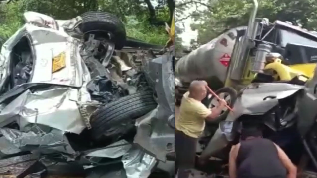 Video | Accidente en San Roque entre un camión y vehículo particular San Roque
