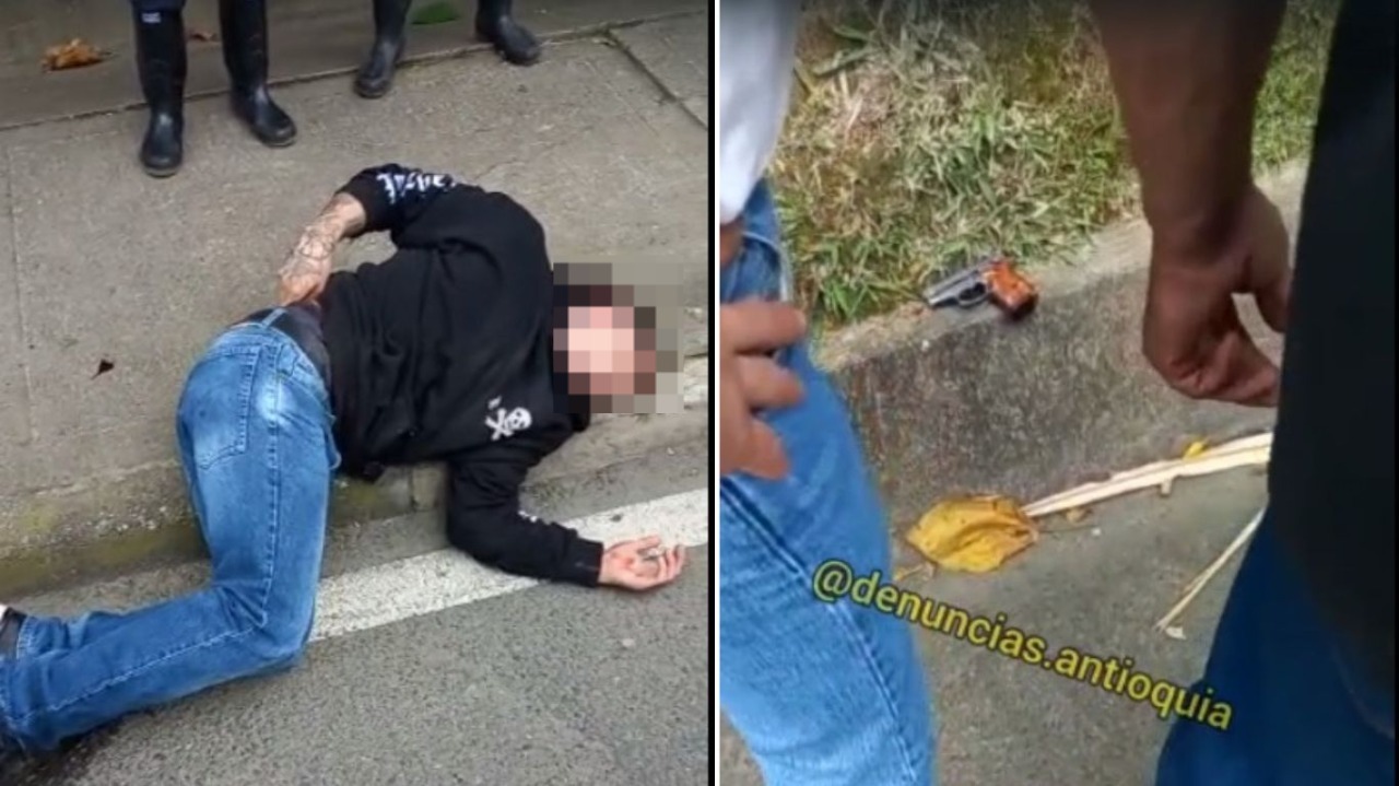 En intento de hurto, escolta hiere a presunto atracador Capturado-asomadera1