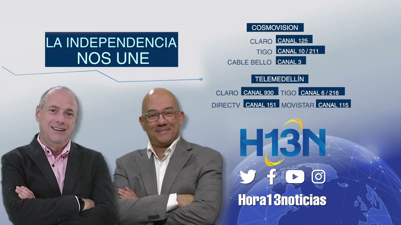 Hora 13 Noticias llega a Cosmovisión Cosmovisión