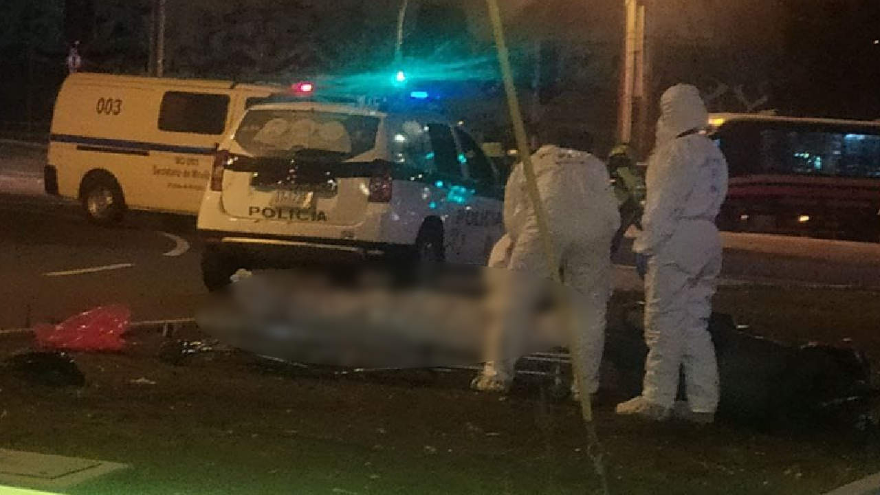 En San Juan con la 80 motociclista pierde la vida al caer de la moto motociclista