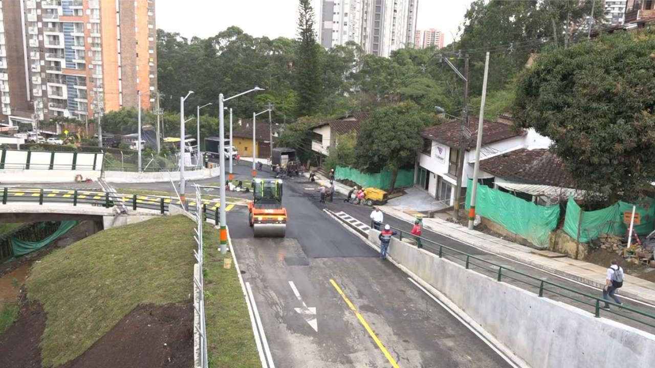 Envigado tiene listo el intercambio vial de El Esmeraldal Envigado