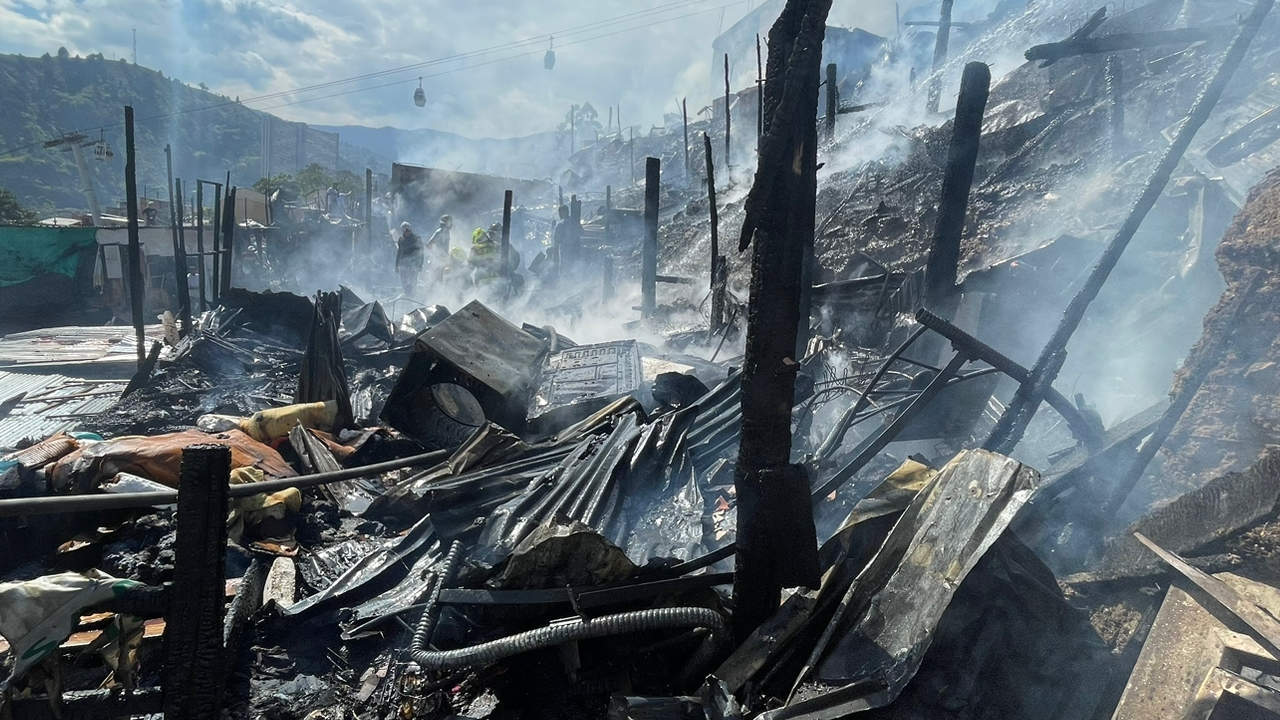 Video | Incendio en Santa Margarita por fortuna no cobró vidas (Robledo) Incendio