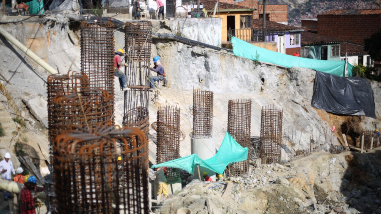 Avanzan obras en la quebrada La Madera infraestructura