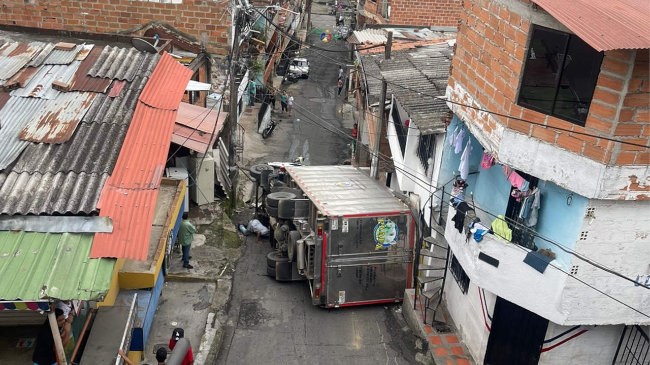 camion en enciso