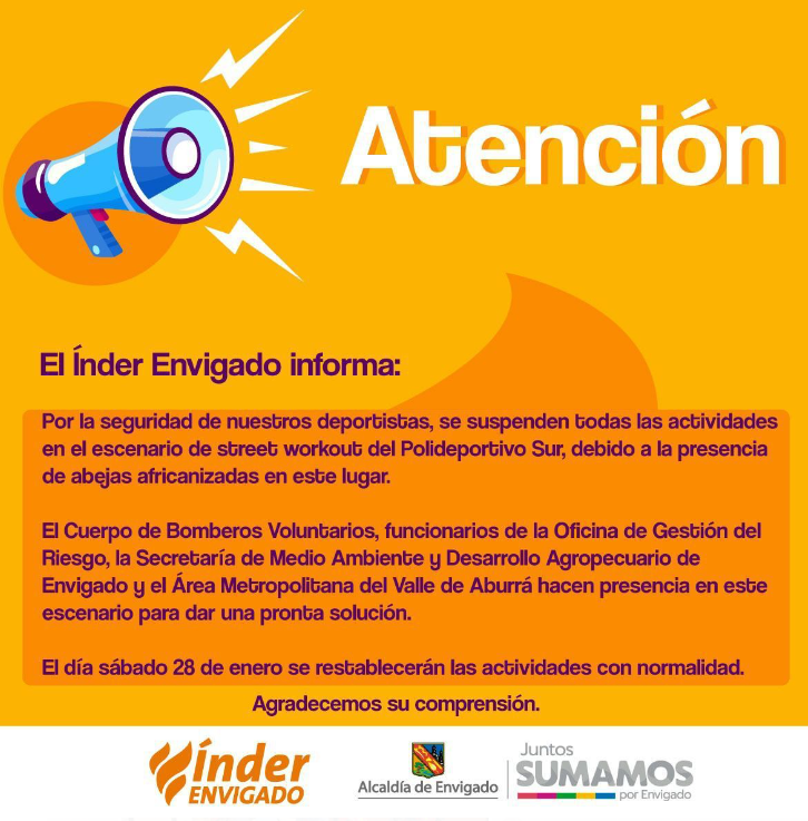 Velamos por la seguridad de nuestros deportista 