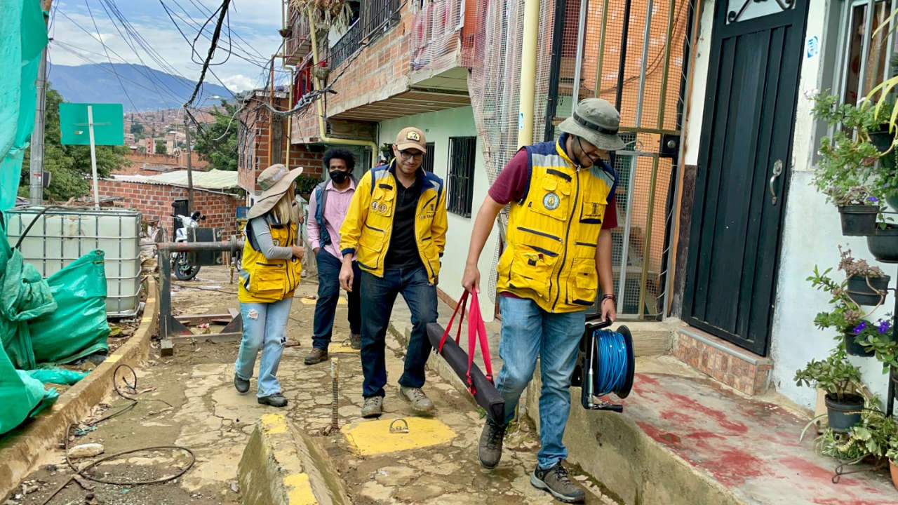 En la última semana, el Dagrd con Bomberos Medellín atendió 154 emergencias en la ciudad