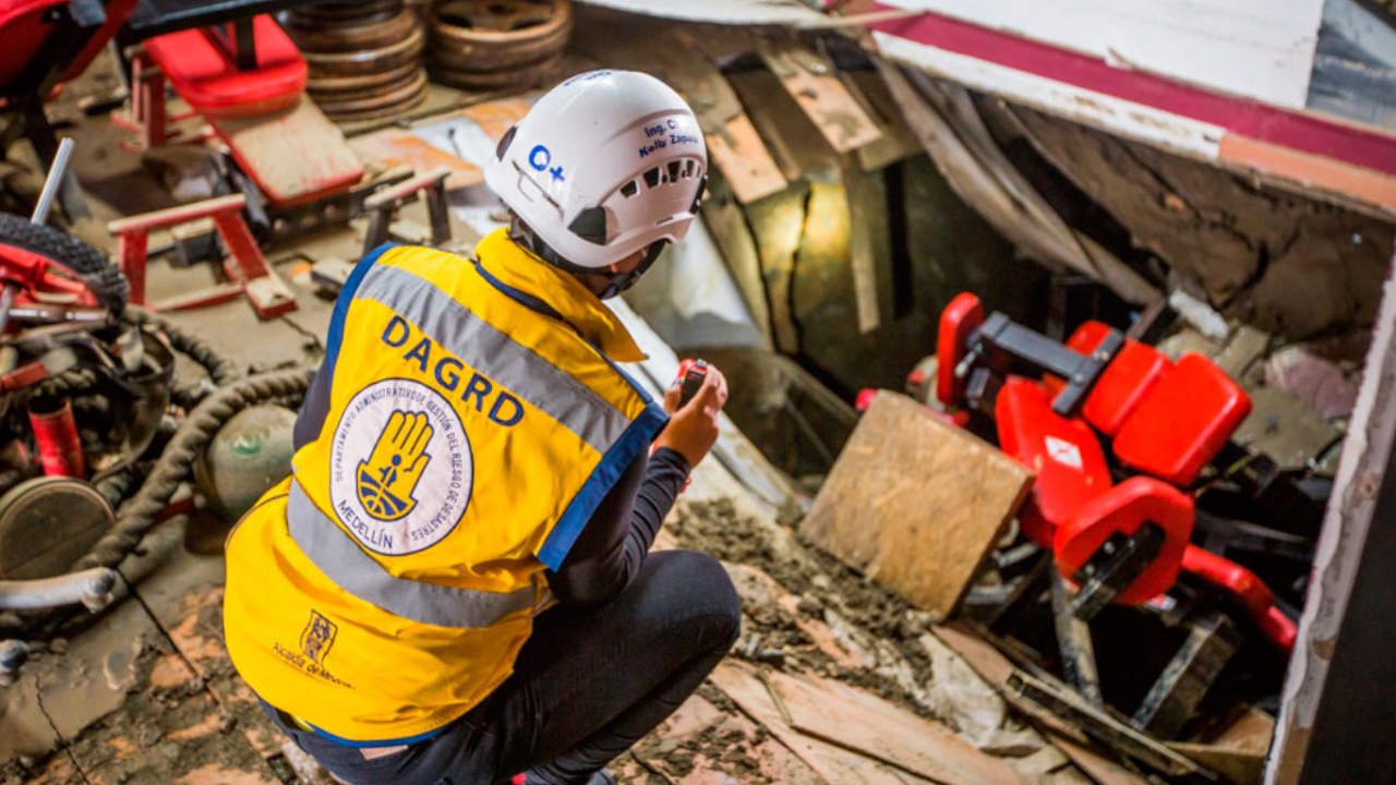 En la última semana, el Dagrd con Bomberos Medellín atendió 184 emergencias en Medellín