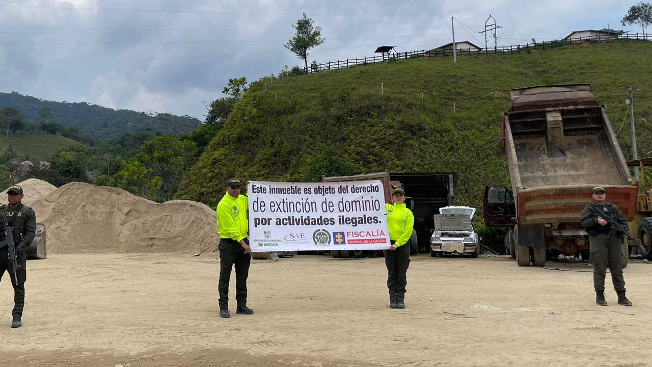 Extinción de dominio a bienes avaluados en casi 3 mil millones