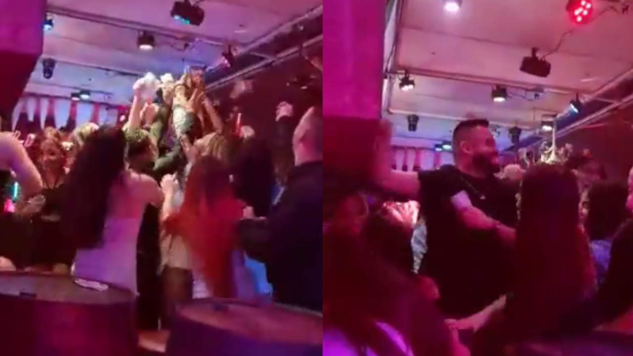 Hombre lanzó billetes en plena fiesta en el Lleras lanzan billetes en el Lleras