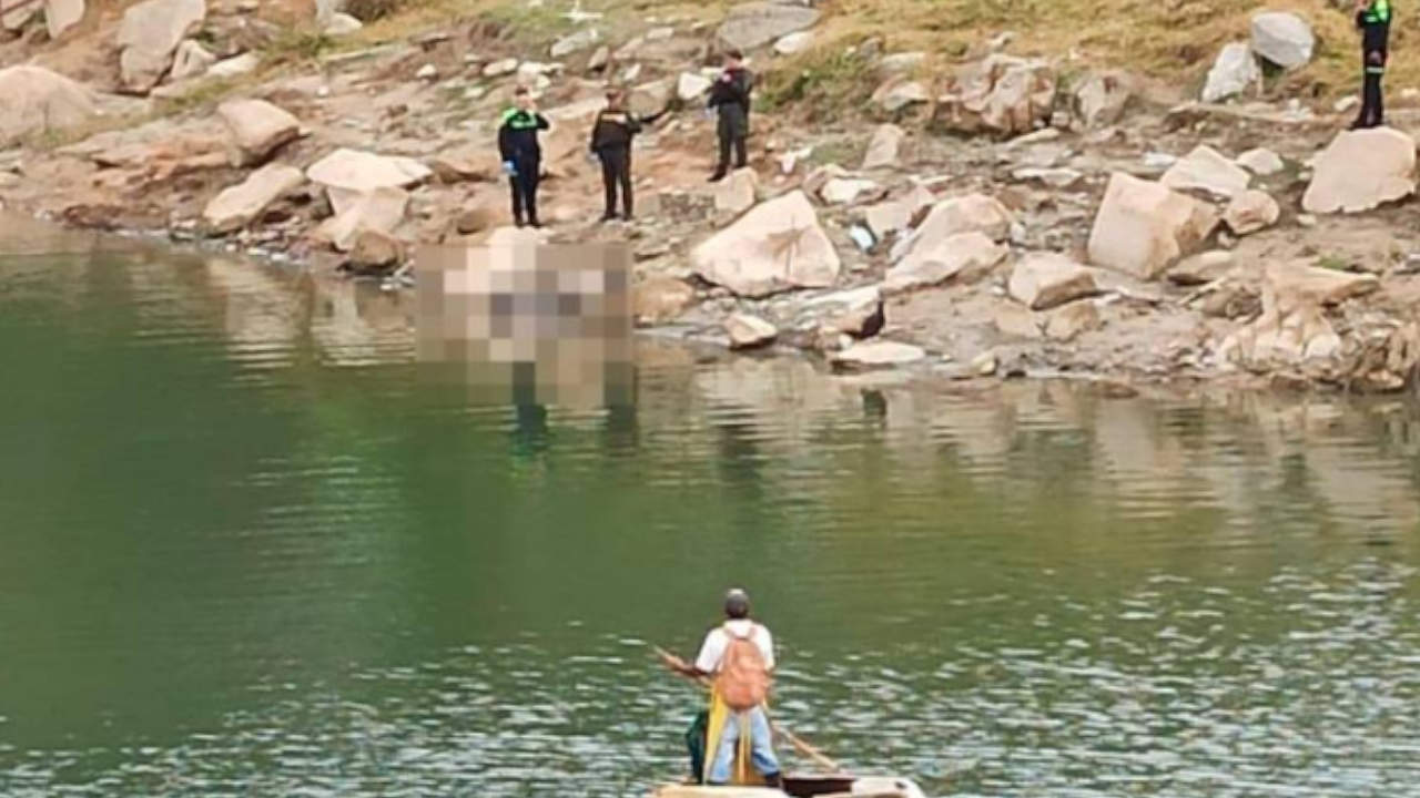 cuerpo de hombre en represa guatape