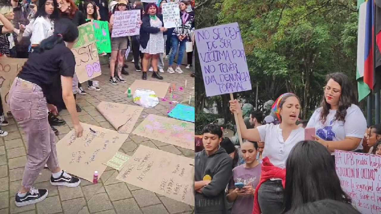 estudiantes planton upb docentes