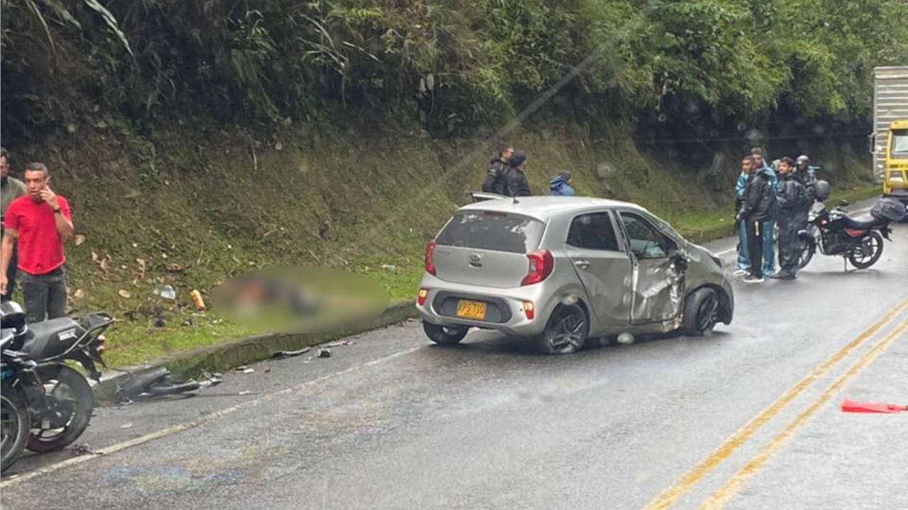 Dos mujeres perdieron la vida en un accidente de tránsito en Cocorná accidente