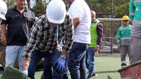 Inició la intervención de 218 escenarios deportivos en Medellín Escenarios deportivos